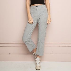 Brandy Melville | Tilden Striped Grey&White Pants